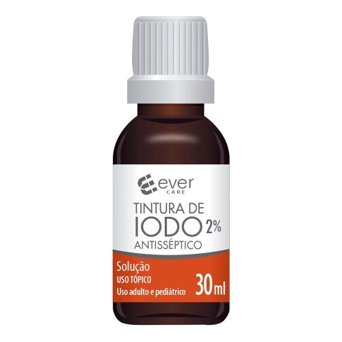 Tintura de Iodo 2% Ever Care 30ml