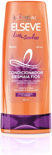 Condicionador Elseve Liso Dos Sonhos Desmaia Fios 400ml