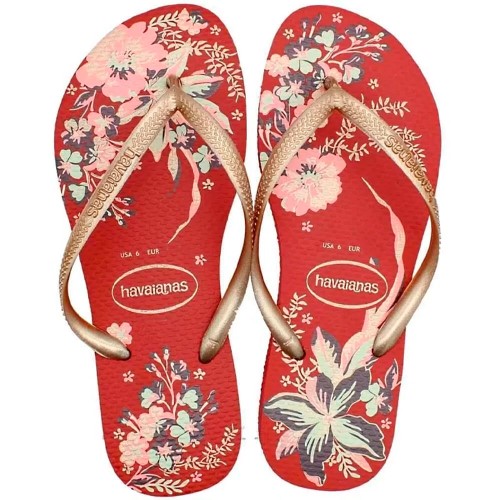 Chinelo Havaianas Slim Organic Vermelho 39/40