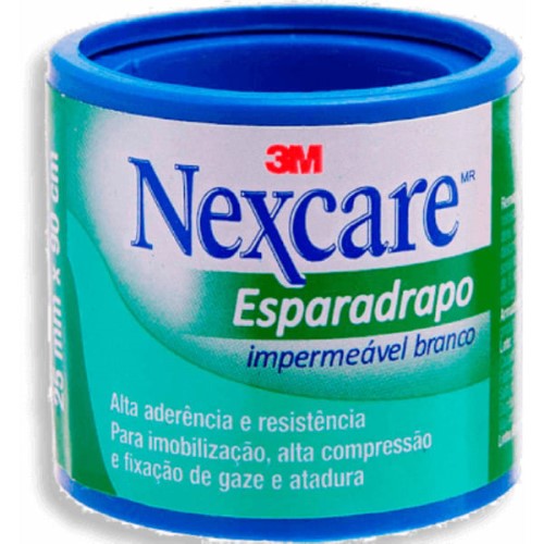 Esparadrapo Impermeável Nexcare Branco 25mm X 0,9m