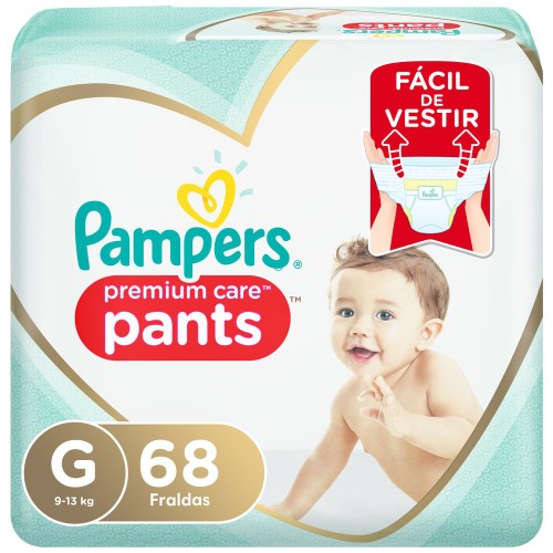 Fralda Pampers Premium Care Pants G - 68 Unidades