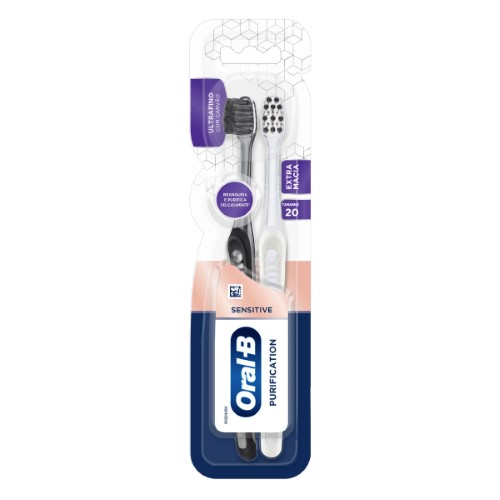 Escova Dental Oral-B Whitening Therapy Purification 2 Unidades