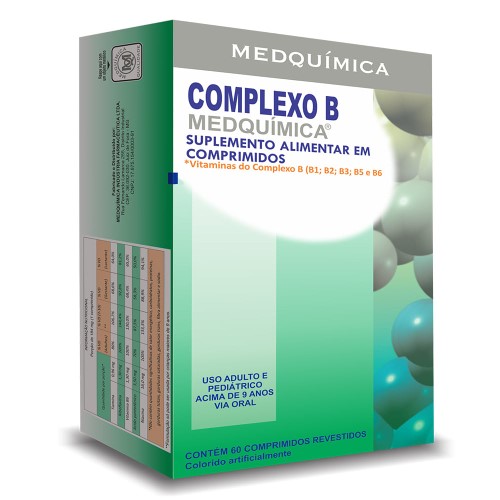 Complexo B Medquímica com 60 Comprimidos Revestidos