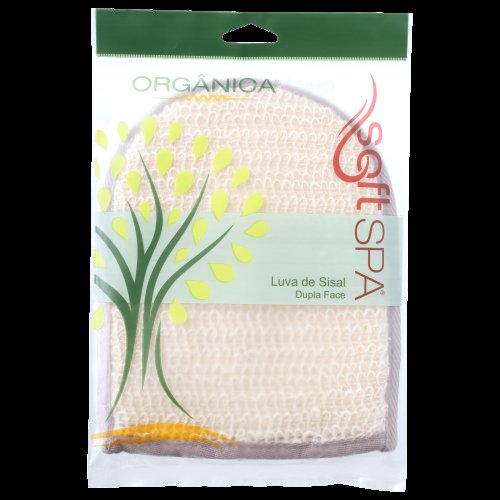 Luva de Sisal Dupla Face Orgânica - Luva de Banho