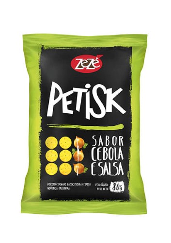 Biscoito Zezê Petisk Cebola e Salsa 80G