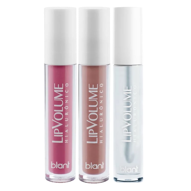 Blant Lip Volume Gloss Kit - Incolor + Nude + Rosa