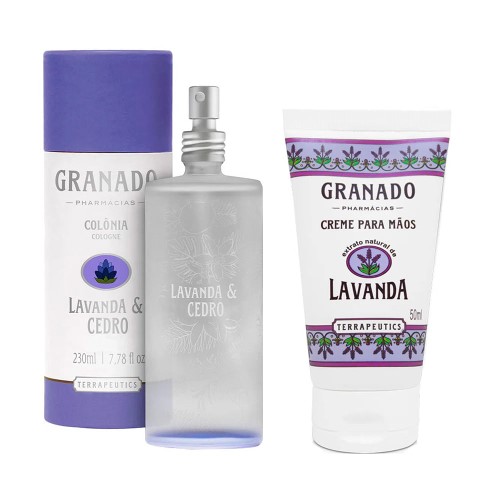 Granado Lavanda e Cedro Granado Kit - EDG 230ml + Creme de Mãos