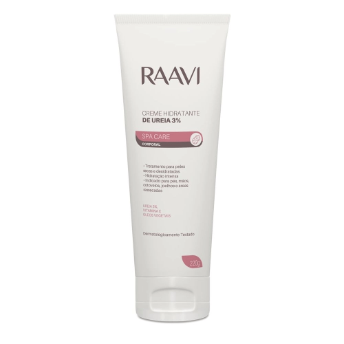 Creme Hidratante Corporal Raavi Spa Ureia 3% 220g