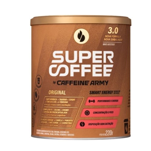 Café Em Pó Caffeine Army Supercoffee Original 220g