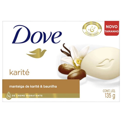 Sabonete Barra Dove Karité e Baunilha 135g