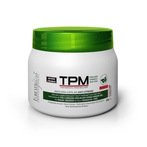 Máscara TPM Anti Stress Forever Liss 250g