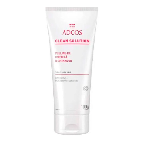 Peeling de Hortelã Adcos Clean Solution Iluminador com 100g