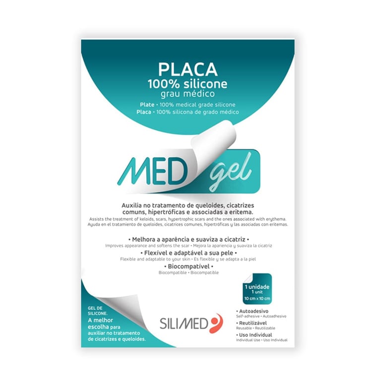 Medgel Silimed Placa De Silicone