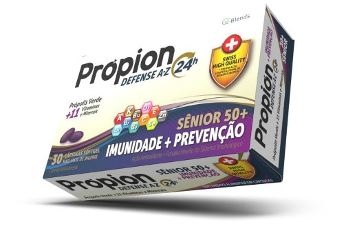 Própion Defense A-Z Senior 50+ com 30 Cápsulas