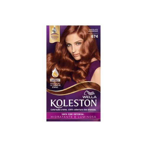 Tintura Wella Koleston Nº674 Chocolate Acobreado Creme