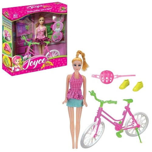 Boneca Joice Bike Art Brink 4+ Anos