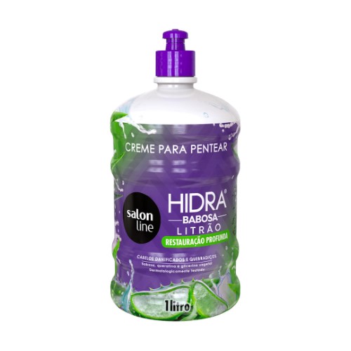 Creme de Pentear Salon Line Hidra Babosa Litrão 1 Litro