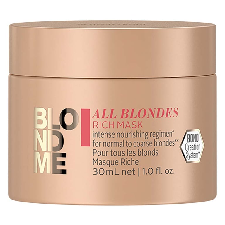 Schwarzkopf Professional BlondMe de Tratamento Enriquecida para Todos os Loiros - Máscara Capilar 30ml