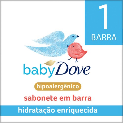 Sabonete em Barra Baby Dove Hidratação Enriquecida 75g