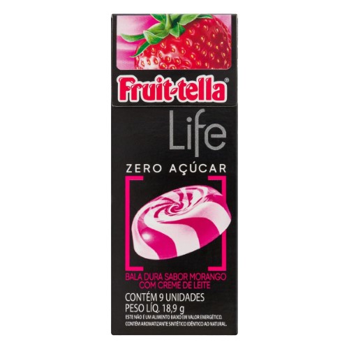 Fruitella Life Creme Com Morango zero açúcar