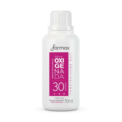 Água Oxigenada Cremosa Farmax 30 Volumes com 70ml