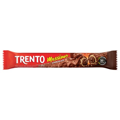 Chocolate Wafer Trento Massimo Chocolate Peccin 30g