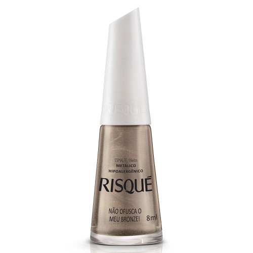 Esmalte Risqué Efeitos Metálicos Não Ofusca o Meu Bronze 8ml