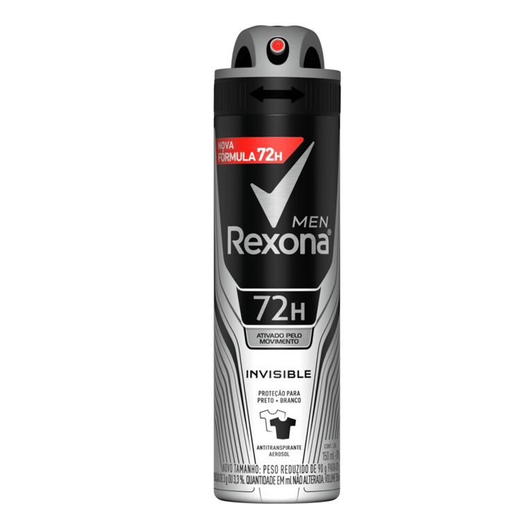 Desodorante Aerosol Rexona Masculino Invisible 175ml