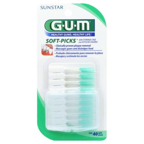 Escova De Dentes Gum Interdent Soft Picks 40Un - Gum