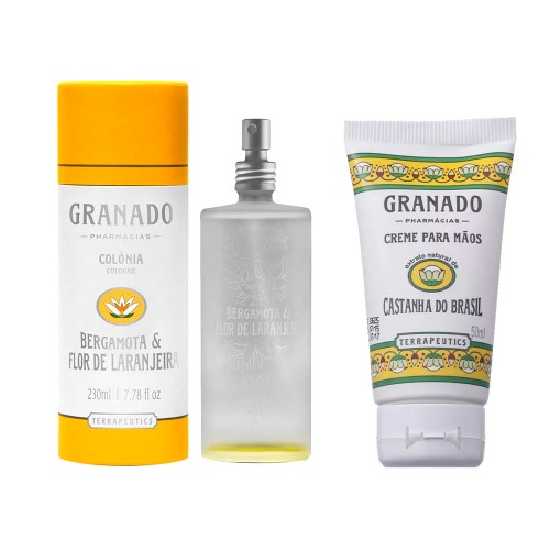 Granado Bergamota & Castanha do Brasil Kit - Colônia + Creme de Mãos