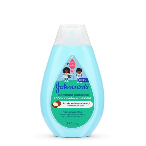 Condicionador e Máscara Johnson s Kids Blackinho Poderoso 380ml