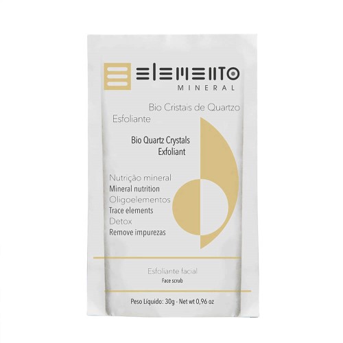 Esfoliante Elemento Mineral Bio Cristais de Quartzo