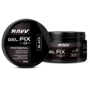 Gel Fixador Ravv Cola Black 240g