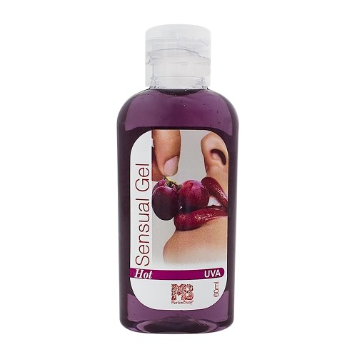 Gel Sensual Vic Comestível Uva Hot 60ml