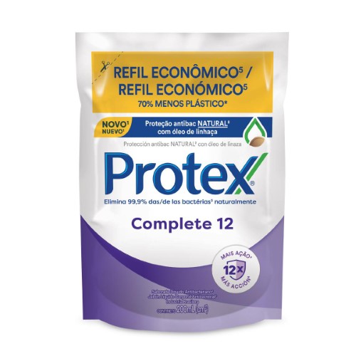 Sabonete Líquido Protex Complete 12 Refil 250ml