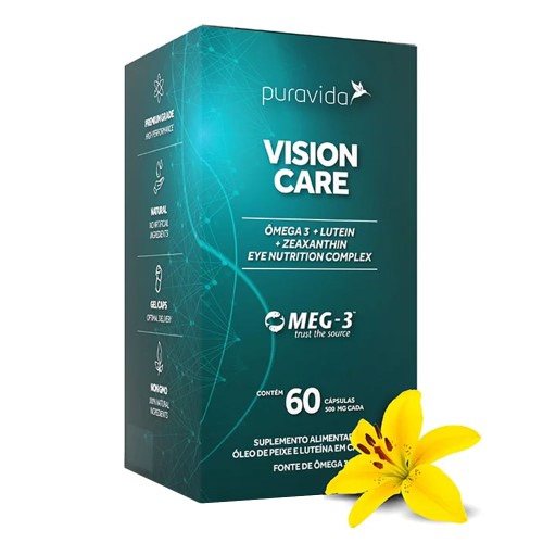 Vision Care Puravida com 60 Cápsulas