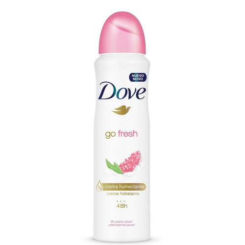 Desodorante Antitranspirante Aerosol Dove Go Fresh Romã e Verbena 150ml