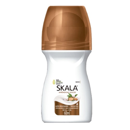 Desodorante Roll On Skala Amendoas Doce 60ml