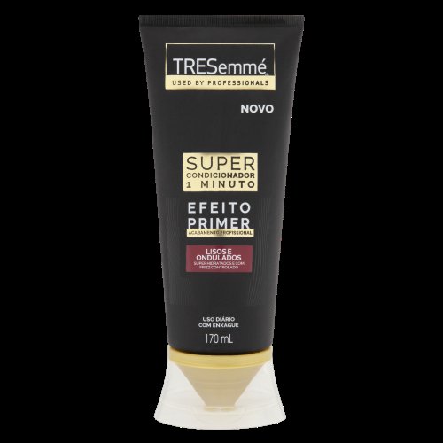 Super Condicionador Tresemmé 1 Minuto Efeito Primer Lisos e Ondulados com 170ml