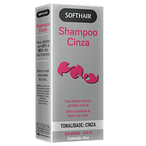 Shampoo Soft Hair Cinza 60ml