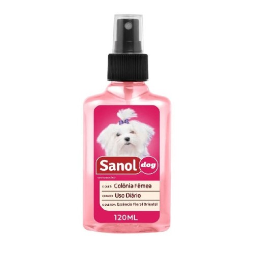 Sanol Colônia Fêmea Floral Oriental - frasco com 120ml