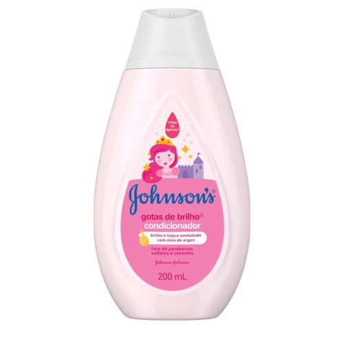 Condicionador Infantil Johnson Gotas de Brilho com 200ml