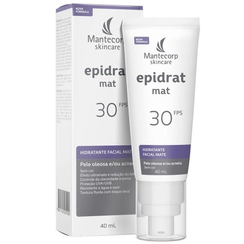 Hidratante Facial Epidrat Mate Sem Cor FPS-30 40ml