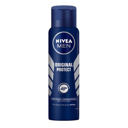 Desodorante Antitranspirante Aerosol Nivea Men Original Protect 48h com 150ml