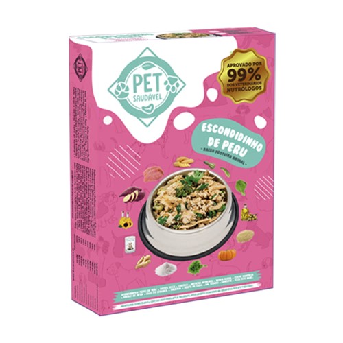 Alimento Natural Pet Saudável Escondidinho de Peru 600g