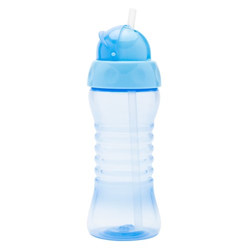 Copo Lolly Clean com Canudo Azul de 300ml