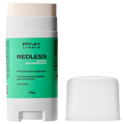 Antiassaduras em Bastão Pink Cheeks Redless com 45g