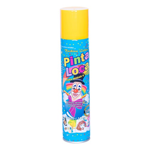 Tinta Spray para Cabelo Pinta Loca Amarelo 150ml