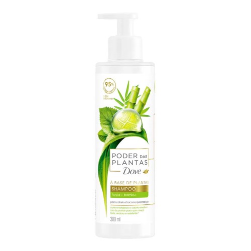 Shampoo Dove Poder Das Plantas Força + Bambu 300ml