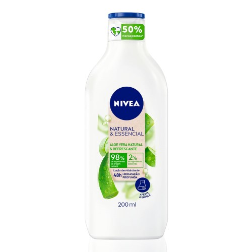 Hidratante Corporal Nivea Natural E Essencial Aloe Vera E Refrescante 200ml